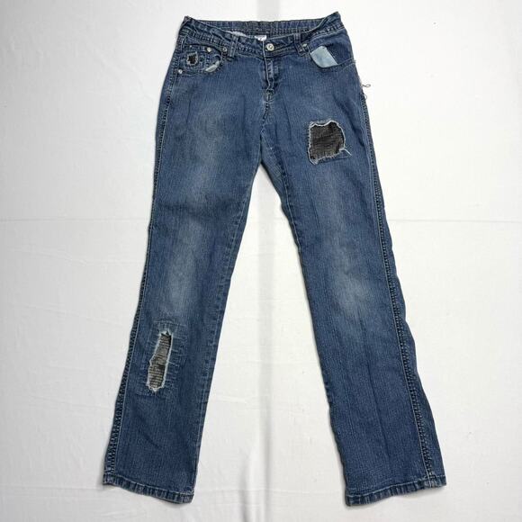 These Size 0 jeans are perfect Y2K — they have that low rise - Picture 1 of 1